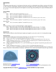 Crochet Hat Pattern, Page 3