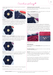Dahlia Bud Block Crochet Template, Page 5