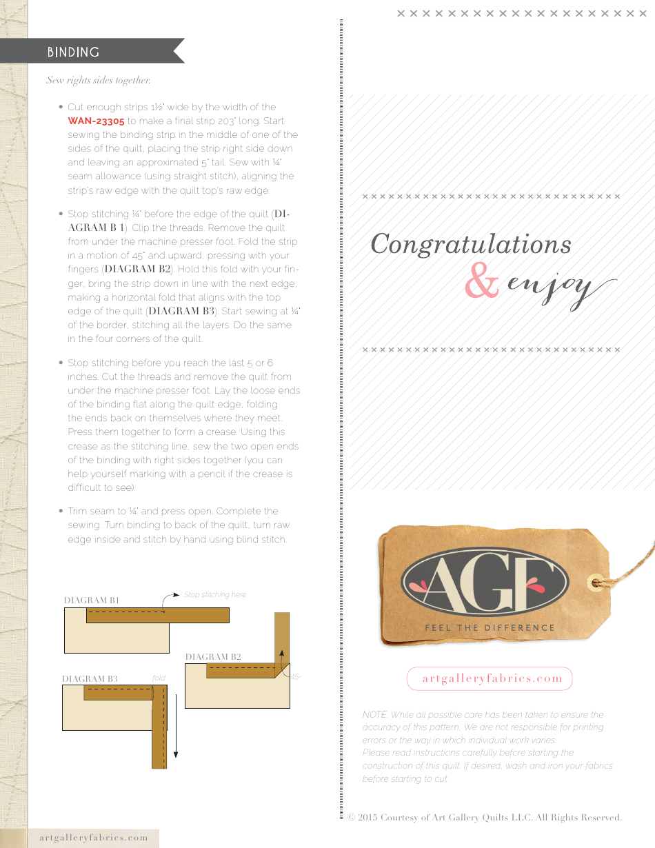 Nomadic Tapestry Wanderer Quilt Pattern, Page 6