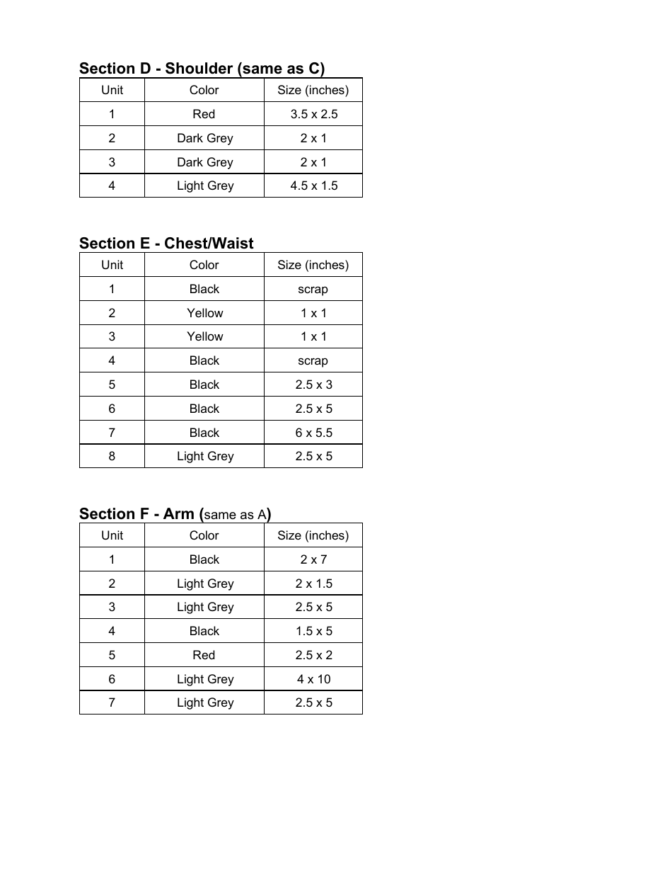 Star Trek Uniform Voyager Template, Page 7