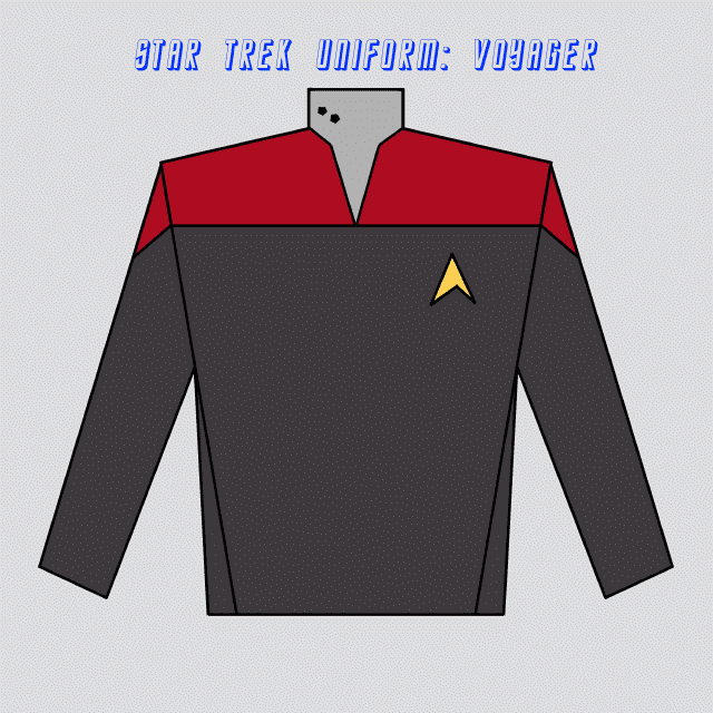 Star Trek Uniform Voyager Template Download Printable PDF | Templateroller