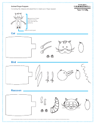 Animal Finger Puppet Templates - International Paper Company, Page 3