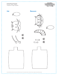 Animal Finger Puppet Templates - International Paper Company, Page 4