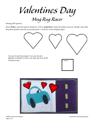 Document preview: Valentine's Day Mug Rug Heart Templates - Linda Kruusi Mason