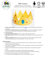 Document preview: Diy Crown Template