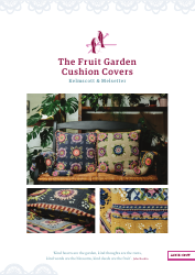 Fruit Garden Cushion Cover Crochet Pattern - Jane Crowfoot