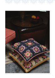 Fruit Garden Cushion Cover Crochet Pattern - Jane Crowfoot, Page 3