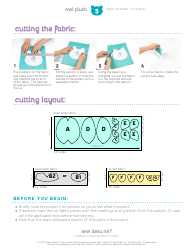 Cute Owl Plush Sewing Templates - Choly Knight, Page 5