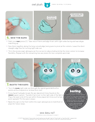 Cute Owl Plush Sewing Templates - Choly Knight, Page 9