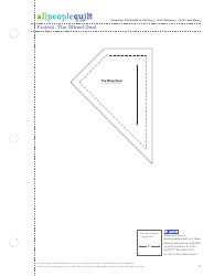 Document preview: Corner Quill Pattern Template - Meredith Corporation