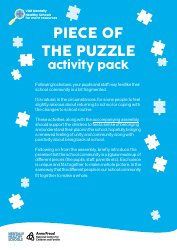 Document preview: Jigsaw Puzzle Piece Pattern Templates
