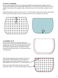 Mabel Vintage Handbag Sewing Templates, Page 3