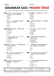 Daily Activities English Exercise Sheet - Allthingstopics, Page 6