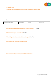 Job Interview Question Template - Elba, Page 5