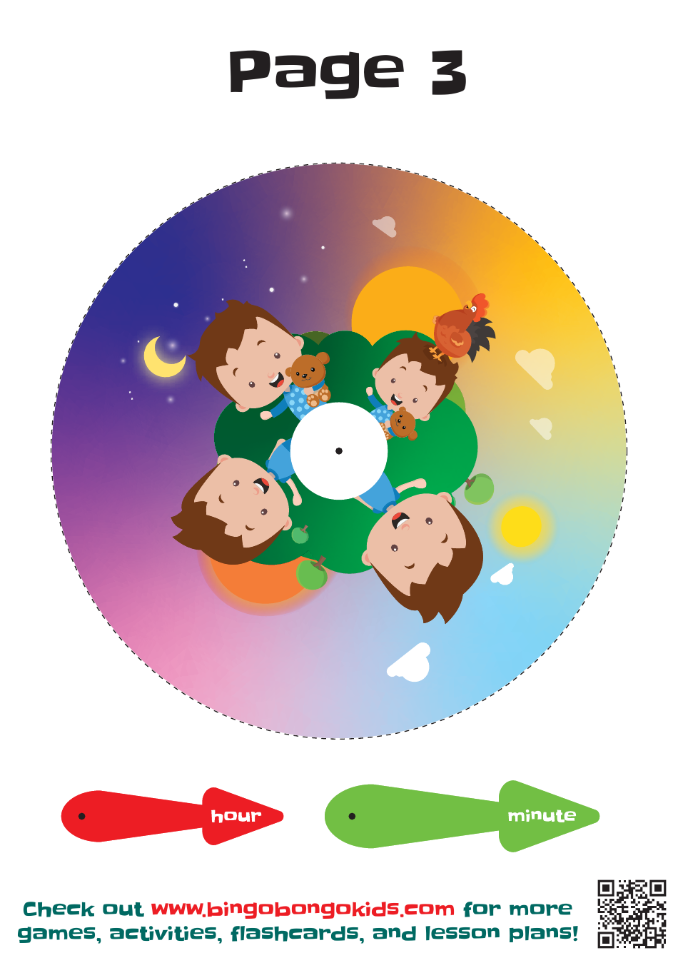 Good Morning Clock Face Templates, Page 4