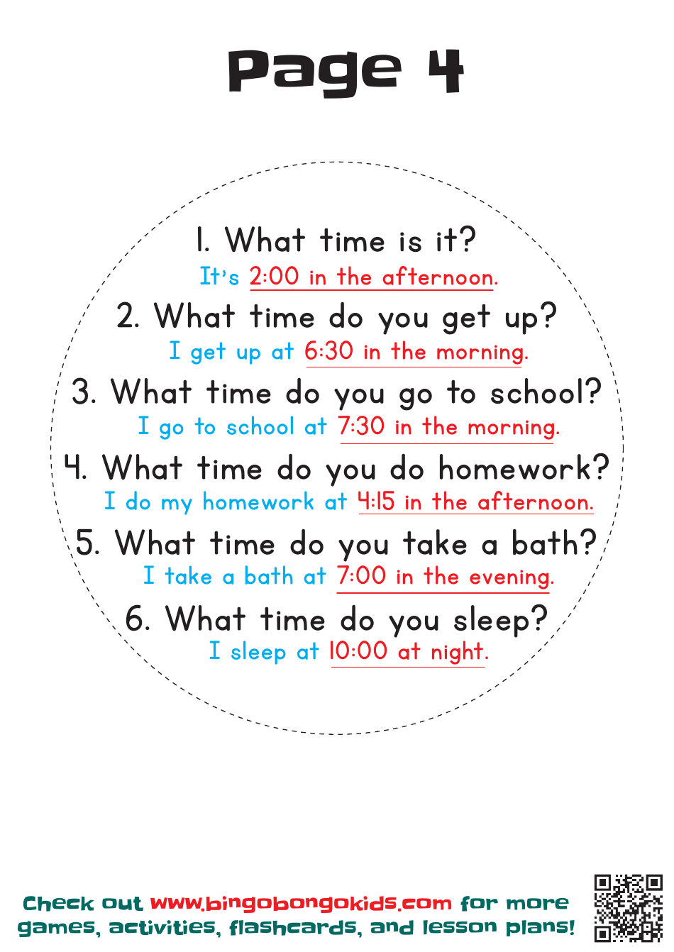 Good Morning Clock Face Templates, Page 5