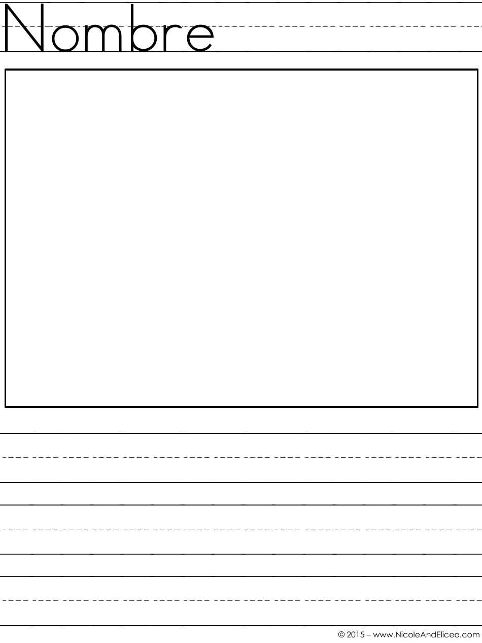 Primary Lined Paper - Nicoleandeliceo (English / Spanish), Page 16