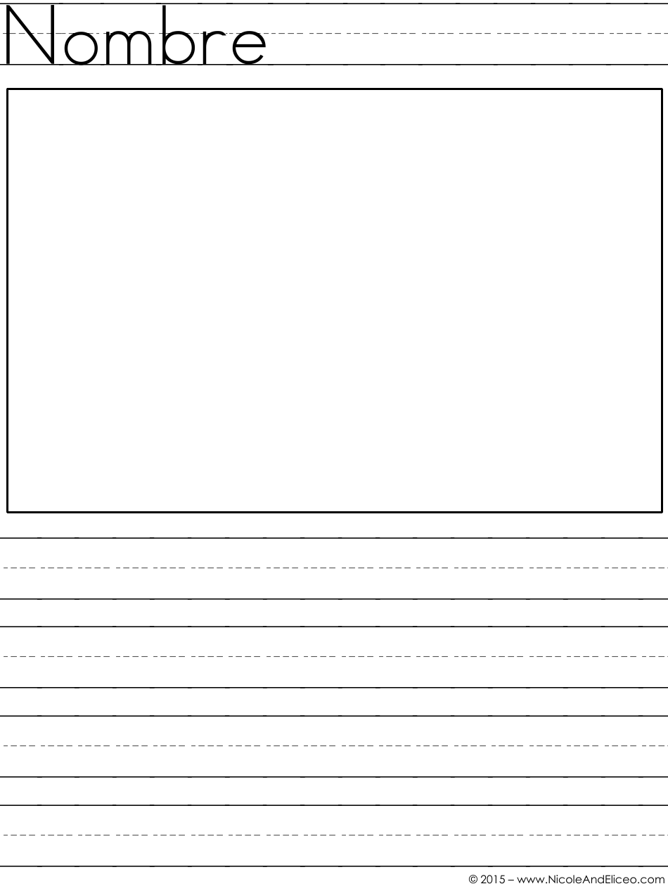 Primary Lined Paper - Nicoleandeliceo (English / Spanish), Page 18