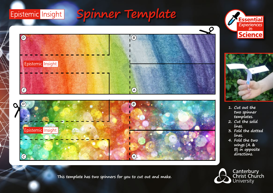 Paper Spinner Templates, Page 1