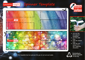 Document preview: Paper Spinner Templates