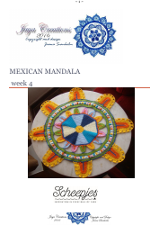 Document preview: Mexican Mandala Crochet Pattern