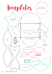 Document preview: Christmas Sweet Bag Templates