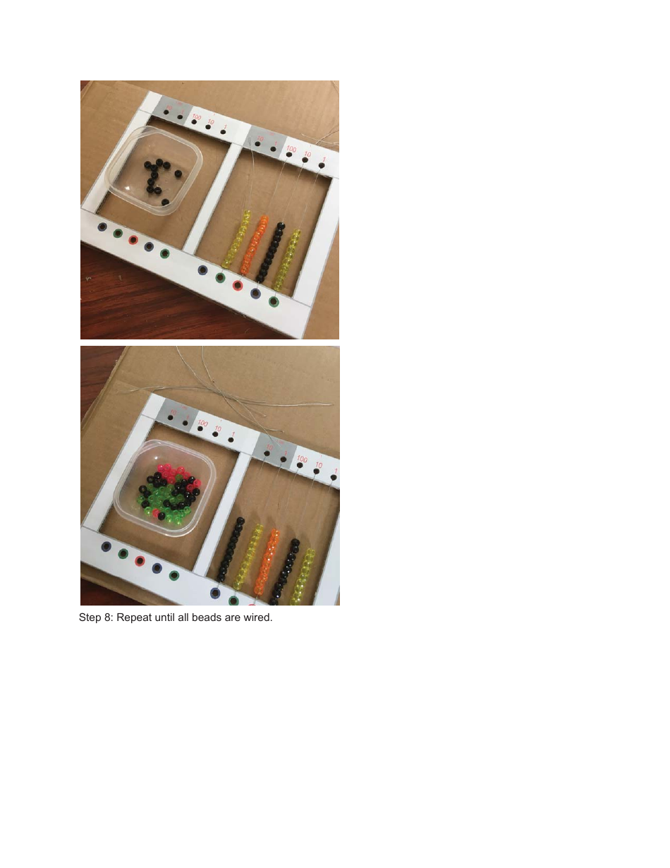 Divided Bead Frame Template, Page 10