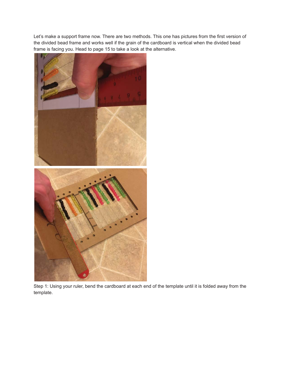 Divided Bead Frame Template, Page 11