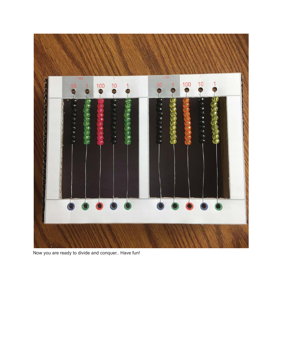 Divided Bead Frame Template, Page 20