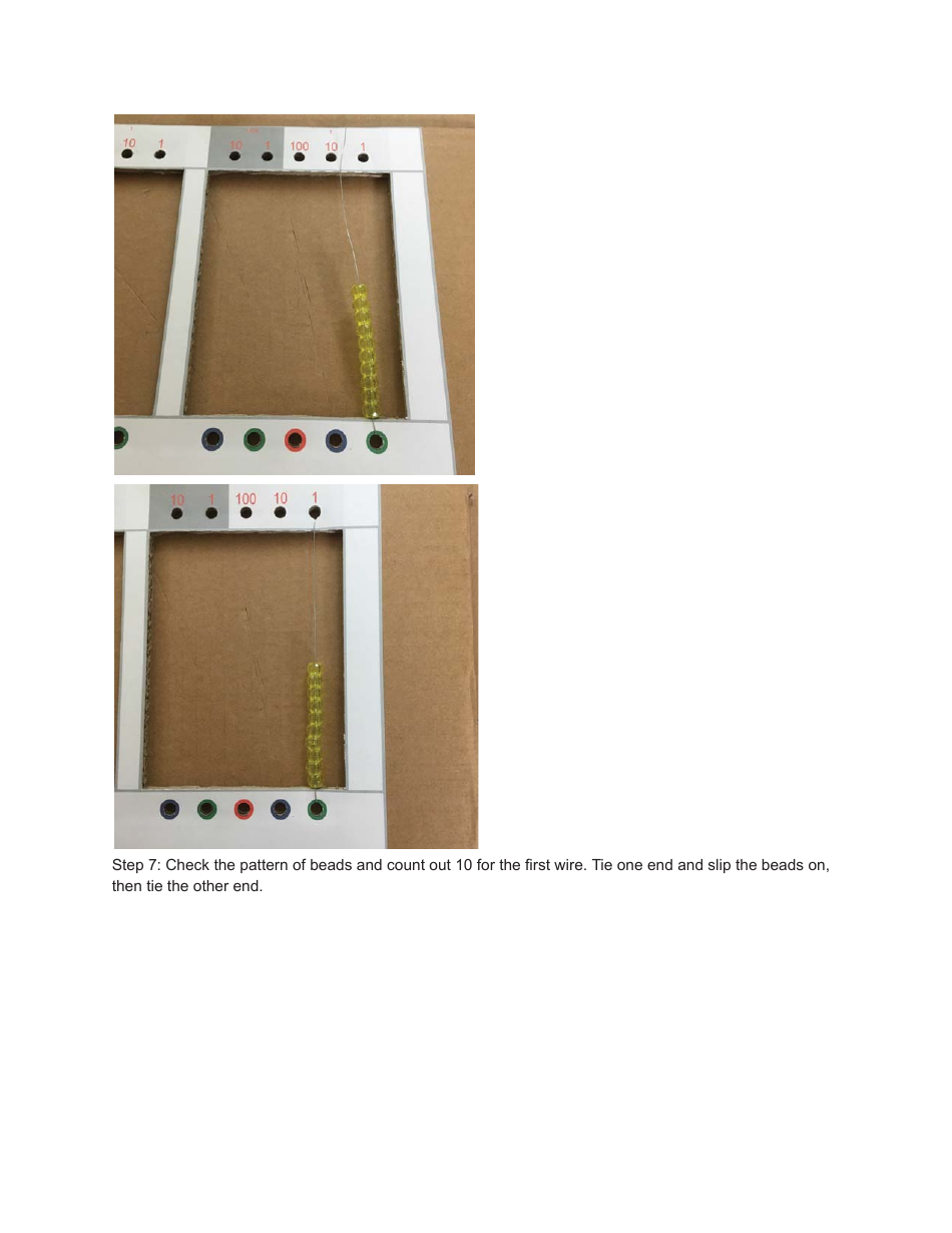 Divided Bead Frame Template, Page 9