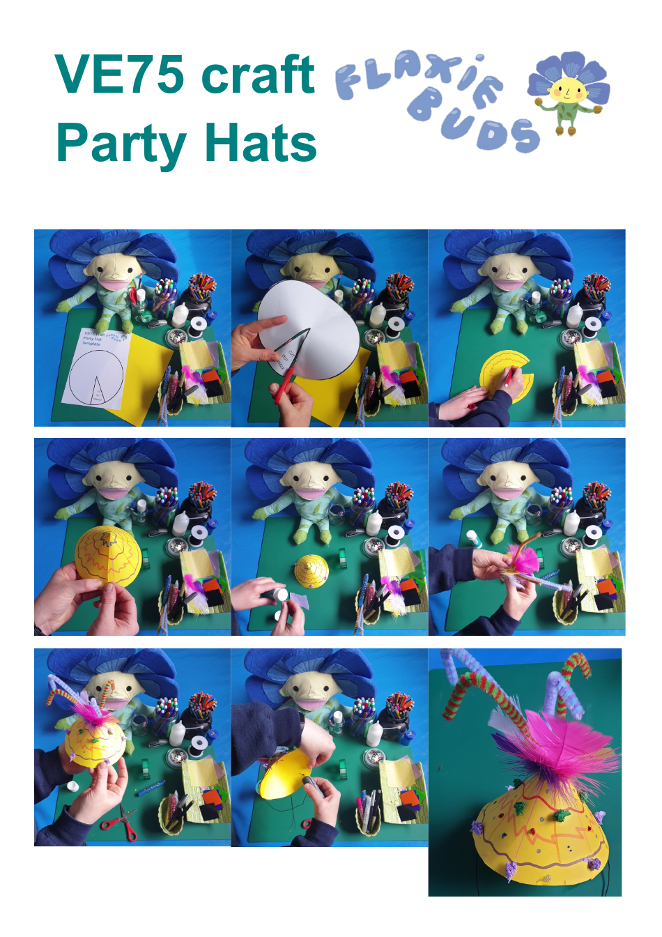 Cardboard Party Hat Template, Page 2