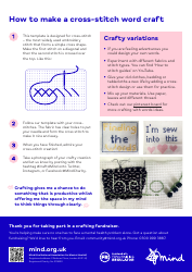 Cross-stitch Word Craft Pattern, Page 2