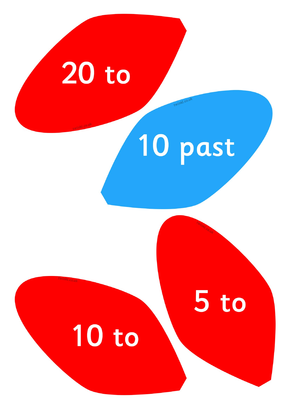 Clock Face Template - Varicolored, Page 3