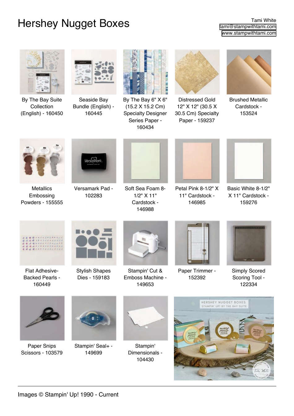 Hershey Nugget Box Template, Page 2