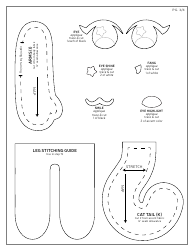 Bat &amp; Cat Girl Sewing Templates, Page 25