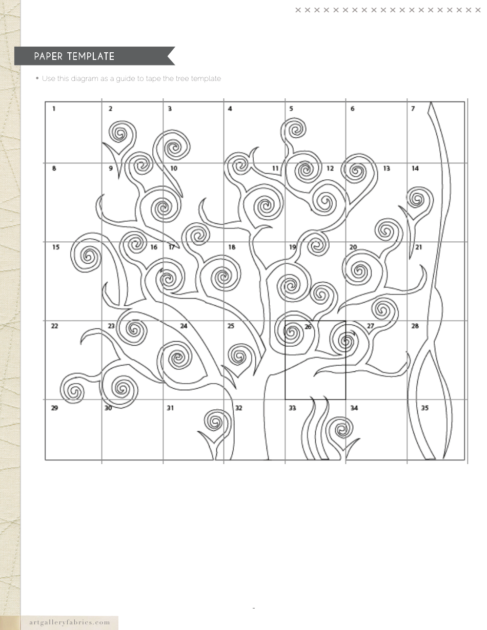 Tree of Life Quilt Pattern Templates - Art Gallery Quilts, Page 6