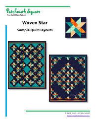 Woven Star Quilt Block Pattern - Wendy Russell, Page 2