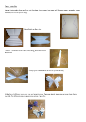 Document preview: Simple Paper Butterfly