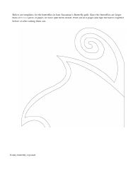 Document preview: Butterfly Quilting Pattern Templates