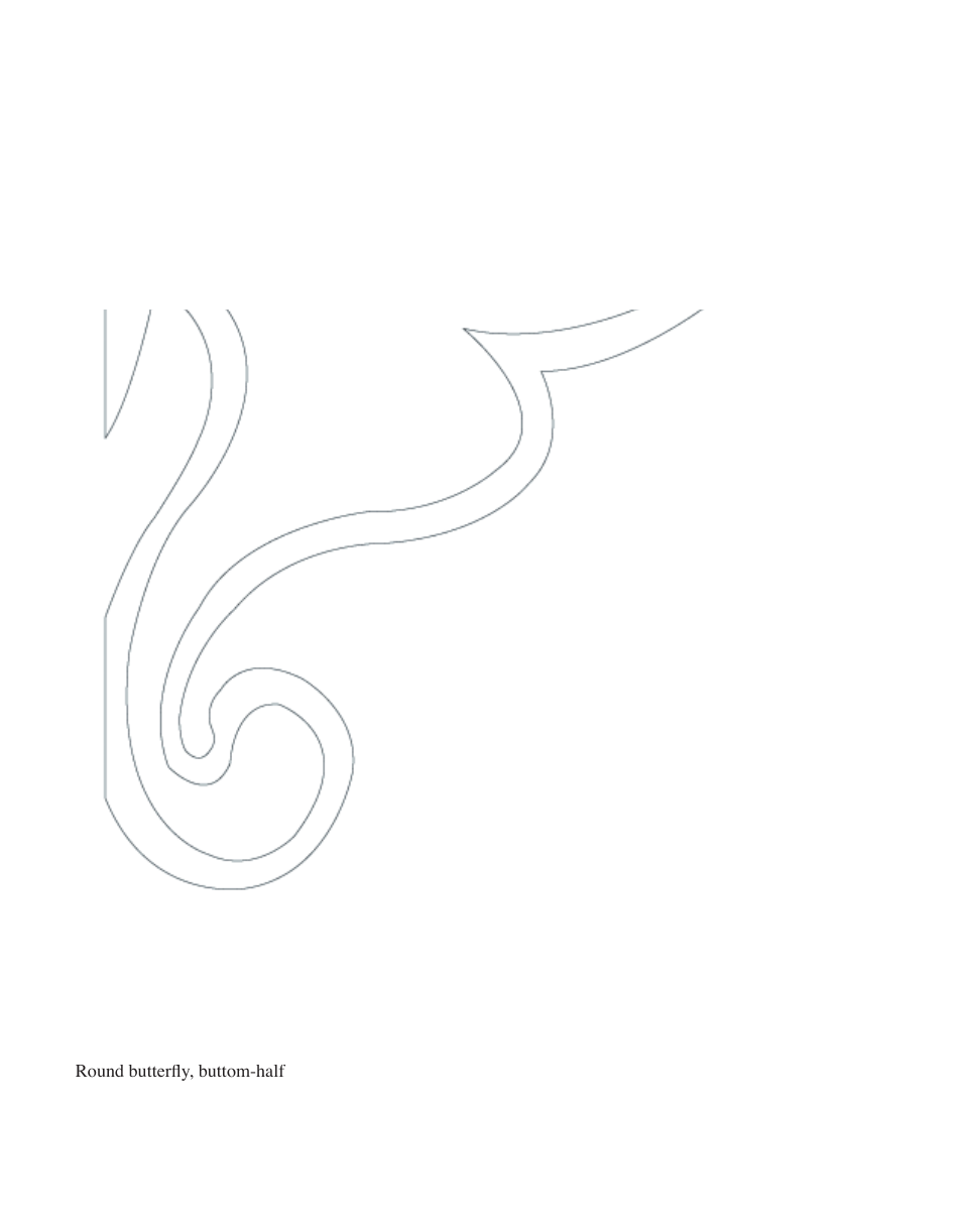 Butterfly Quilting Pattern Templates, Page 4