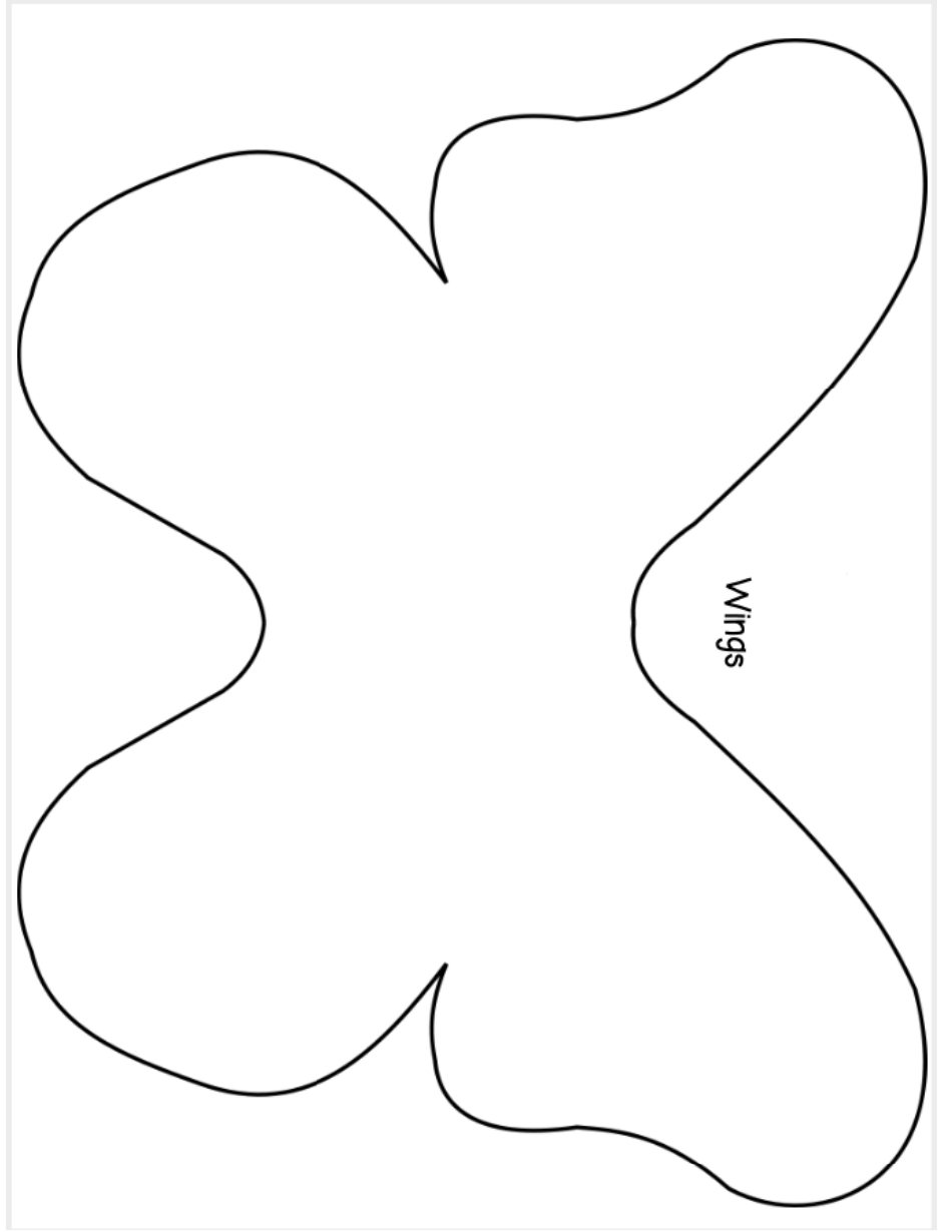 3d Paper Butterfly Craft Template, Page 4