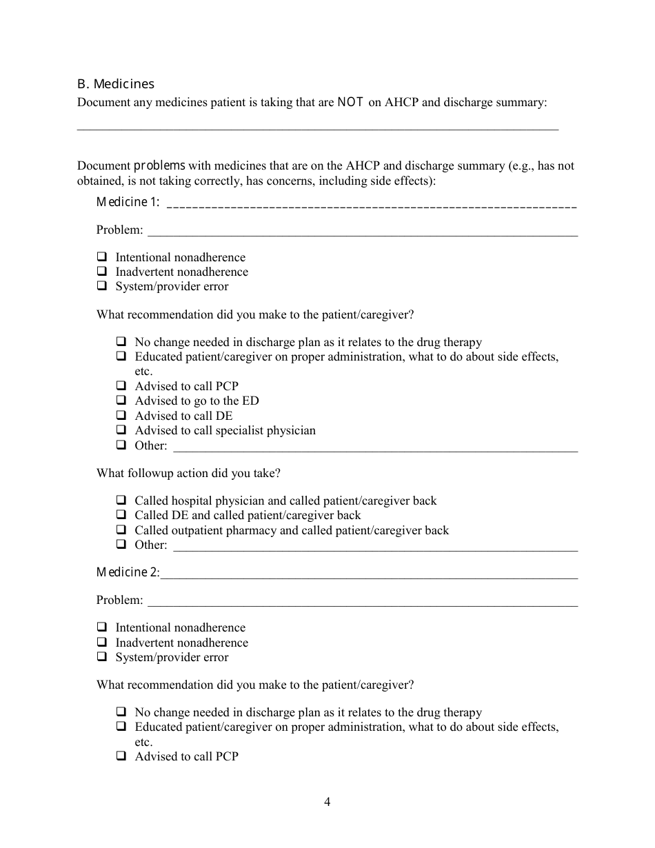 Postdischarge Followup Phone Call Documentation Form - Fill Out, Sign ...