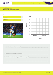 Football Scores Activity Sheet Templates - Premier League, Page 3
