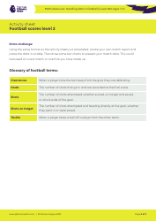 Football Scores Activity Sheet Templates - Premier League, Page 6