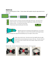 Pet Bow Tie Sewing Templates, Page 4