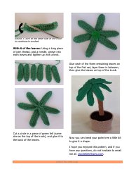 Palm Tree Crochet Pattern, Page 4
