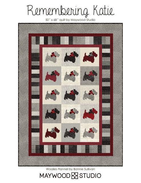 Scottie Dog Quilt Pattern Templates Image Preview