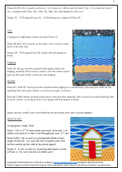 Coastal Scene Crochet Pattern, Page 4