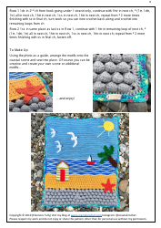 Coastal Scene Crochet Pattern, Page 9