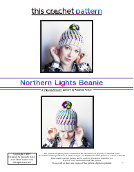 Document preview: Northern Lights Beanie Crochet Pattern